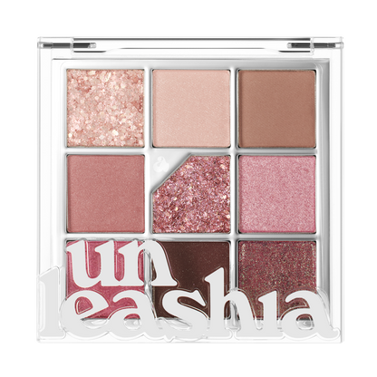 Unleashia - Glitterpedia Eye Palette - 5 All of Dusty Rose - 6,6g