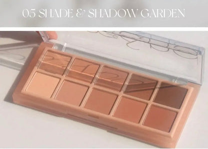 Rom&nd - Better Than Palette - 05 Shade & Shadow Garden - 8g